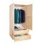Kleiderschrank Kiefer 80 cm breit