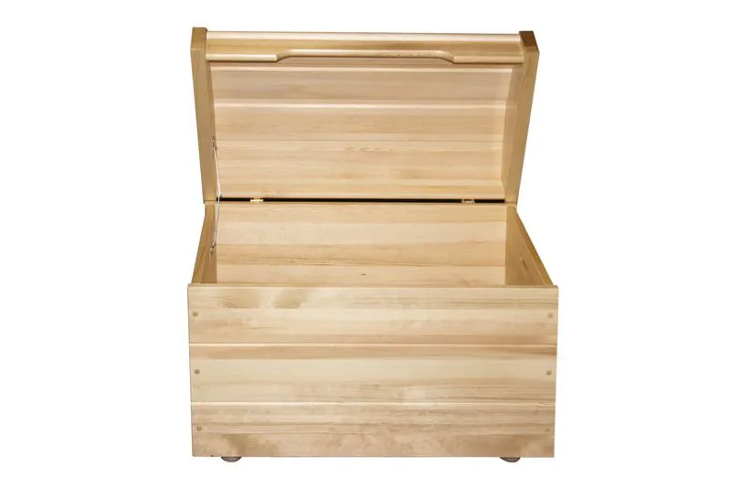 Truhe Kiefer massiv Vollholz