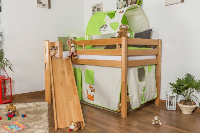 Kinderbett mit Rutsche
