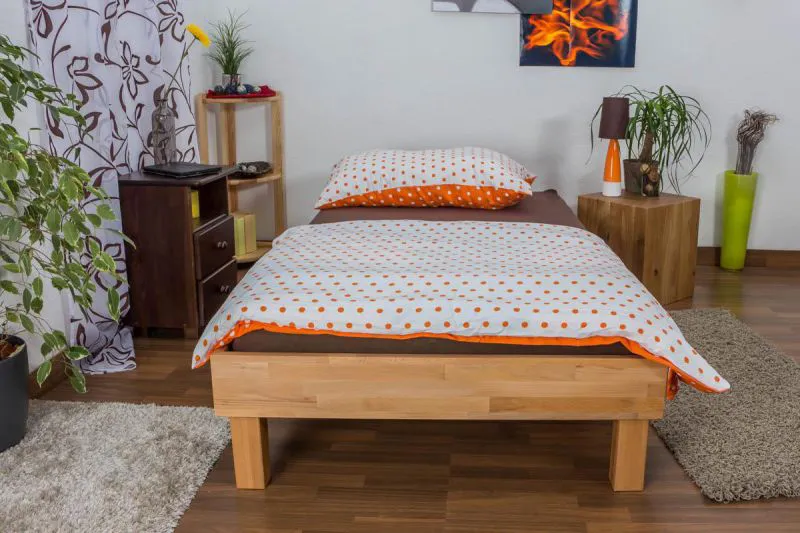 Kernbuche Futonbett 100 x 200 cm geölt Abbildung