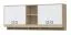 Hängeschrank 23, Farbe: Buche / Weiß - 82 x 209 x 37 cm (H x B x T)