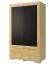 Kleiderschrank teilmassiv Eiche / Schwarz 224x121x61 cm Abbildung