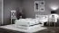 Einzelbett im neutralen Design Nagol 14, Kiefer Vollholz massiv, Farbe: Weiß - Liegefläche: 100 x 200 cm (B x L)