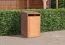 Mülltonnenbox Cubo Einzeln, Hartholz - Abmessung: 84 x 75 x 135 cm (L x B x H)