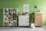 Kommode Arbolita 31, Farbe: Weiß / Eiche - Abmessungen: 122 x 63 x 47 cm (H x B x T)