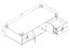 Kinderbett / Jugendbett Garian 15, Farbe: Eiche / Weiß - Liegefläche: 90 x 200 cm (B x L)