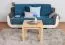 Couchtisch Kiefer massiv Vollholz natur Junco 485 – Abmessung: 60 x 60 x 50 cm (B x T x H)