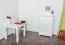 Holztisch Tisch 90x90 cm Kiefer massiv, Farbe: Weiß
