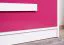 Kinderzimmer - Drehtürenschrank / Kleiderschrank Walter 01, Farbe: Weiß / Rosa Hochglanz - 191 x 80 x 50 cm (H x B x T)