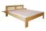 Jugendbett Buche massiv Vollholz natur 114, inkl. Lattenrost - Abmessung 160 x 200 cm
