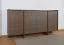 Schlichte Kommode Illgau 01, Baltic Storm - Dunkelbraun, 90 x 200 x 38 cm, mit 4 Türen und 6 Fächern, Push-to-open System, hochwertig verarbeitet, Soft Close System