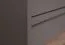 Schlichter Kleiderschrank mit Spiegel Hannut 38, Farbe: Anthrazit - Abmessungen: 190 x 150 x 56 cm (H x B x T)