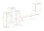 Wohnwand im edlen Design Balestrand 205, Farbe: Eiche Wotan / Schwarz - Abmessungen: 160 x 330 x 40 cm (H x B x T), mit genügend Stauraum