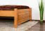 Bettrahmen für Kinder / Kinderbett 100 x 200 cm | Massivholz: Kiefer | Erle Lackiert Abbildung