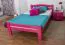Buche Massivholzbett 120 x 200 cm Rosa Abbildung