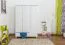 weißer Schrank Kiefer 190x133x60 cm Abbildung
