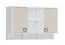 Schrank Hängeschrank Wandschrank Jugendzimmer Weiß 82x128x37 cm Abbildung