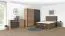 Schiebetürenschrank / Kleiderschrank Sabadell 23, Farbe: Eiche / Grau - Abmessungen: 222 x 269 x 64 cm (H x B x T)