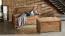 Truhe Pancas 01, Farbe: Natur, Eiche massiv – 45 x 85 x 45 (H x B x T)