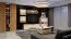 Hängeschrank Gataivai 32, Farbe: Beige Hochglanz / Walnuss - Abmessungen: 56 x 55 x 30 cm (H x B x T)