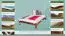 Jugendbett Kiefer Vollholz massiv Nussfarben A10, inkl. Lattenrost - Abmessung 160 x 200 cm