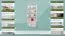 Bücherregal Kiefer massiv Vollholz weiß lackiert B003 - Abmessung 190 x 80 x 42 cm (H x B x T)