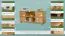 TV-Unterschrank Kiefer Vollholz massiv natur 002 - Abmessung 55 x 118 x 47 cm  (H x B x T)