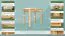Tisch Kiefer massiv Vollholz natur 004 (rund) - Abmessung 115 x 70 cm (B x T)