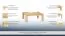 Couchtisch Jussara 15, Farbe: Hellbraun, Eiche massiv – 100 x 100 x 39 cm (B x T x H)