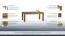 Esstisch ausziehbar Bujari 01 (eckig), Farbe: Braun, Eiche – teilmassiv – 160 – 220 x 90 cm (B x T)