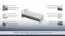 Kinderbett / Jugendbett Oskar 12 inkl. Lattenrost, Farbe: Anthrazit / Weiß - 90 x 200 cm (L x B)