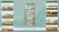 Regal Kiefer massiv Vollholz Erlefarben Junco 55B - 163 x 70 x 30 cm (H x B x T)