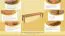 Bank Wooden Nature 134 Kernbuche massiv - 180 x 33 cm (L x B)