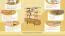 Regal Wooden Nature 131 Eiche massiv - 150 x 150 x 38 cm (H x B x T)