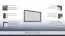 Spiegel Selun 16, Farbe: Grau - 85 x 123 x 7 cm (H x B x T)