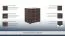 Platzsparende Kommode Balmaseda 13, Farbe Nuss, 80 x 75 x 52 cm, 4 Schubladen mit eleganten Griffen, verstellbare Füße, robuste Oberfläche