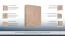 Drehtürenschrank / Kleiderschrank Sidonia 06, Farbe: Eiche Braun - 200 x 164 x 53 cm (H x B x T)