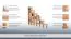Regal "Easy Möbel" S17, Buche Vollholz massiv Natur - 168 x 182 x 20 cm (H x B x T)
