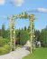 Pergola 01 - aus Kiefernholz - Abmessungen: 160 x 72 x 210 cm (B x T x H)