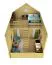Gartenhaus 3,25 x 3,55 Meter (inkl. Dach) | Natur | Satteldach | 40 mm Blockbohlen Abbildung