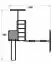 Spielturm S6A inkl. Wellenrutsche, Doppelschaukel-Anbau, Sandkasten, Kletterwand, Klettergerüst, Kletternetz und Reckstange-Anbau - Abmessungen: 380 x 460 cm (B x T)