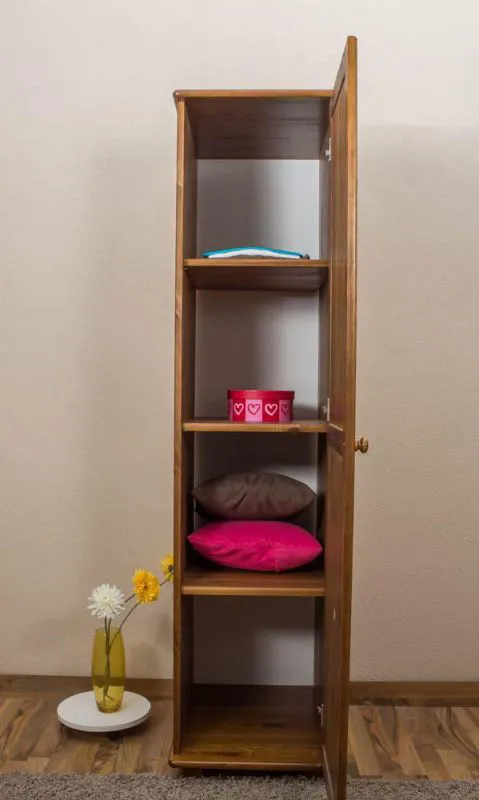 Massivholz-Schrank, Farbe: Eiche 190x47x60 cm Abbildung