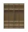Kleiderschrank mit vier Glastüren Neiafu 39, inkl. Innenbeleuchtung, zwei Schubladen, Farbe: Kaschmir, Soft-Close-Funktion, Maße: 226 x 187 x 60 cm