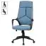 Bürodrehstuhl mit atmungsaktiven Sitz Apolo 80, Farbe: Blau / Schwarz, Bedienelemente ergonomisch angeordnet