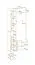 Schmale Garderobe Ringerike 01, Farbe: Antharzit / Eiche Artisan - Abmessungen: 203 x 90 x 32 cm (H x B x T), mit genügend Stauraum