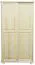 Schlafzimmer - Kleiderschrank Kiefer Massivholz natur - Abmessung 195 x 92 x 59 cm (H x B x T) Abbildung