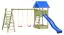 Spielturm K40 inkl. Sandkasten und Doppelschaukel - Abmessungen: 410 x 190 cm (L x B)