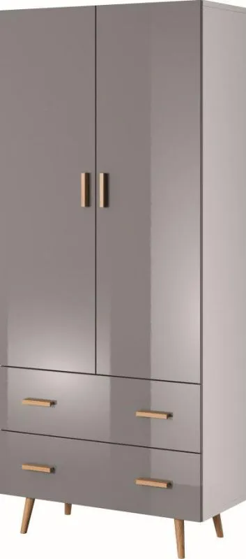Kleiderschrank Hochglanz Abbildung