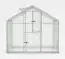 Gewächshaus - Glashaus Mangold L3, gehärtetes Glas 4 mm, Grundfläche: 3,10 m² - Abmessungen: 150 x 220 cm (L x B)