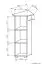 Eckregal Curug 02, Farbe: Eiche - Abmessungen: 113 x 58 x 58 cm (H x B x T)